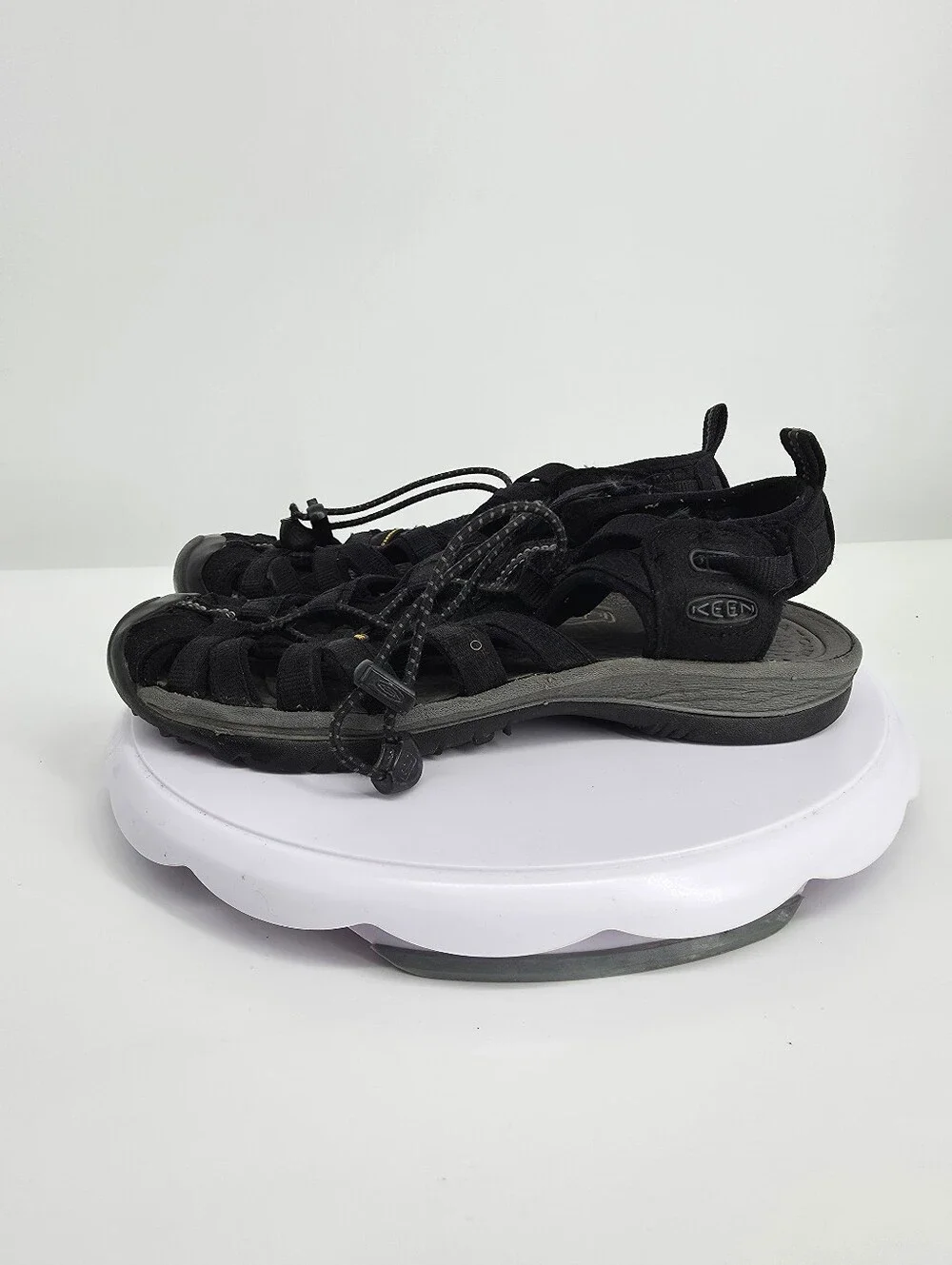 KEEN Whisper Waterproof Sport Sandals Women's Size 7 Shoes Black 1018227